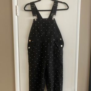 WeWoreWhat Crystal Stud Overalls